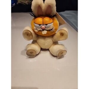 NEW Vintage Dakin Garfield Plush 1978 Stuck On You Bunny Suction Cups